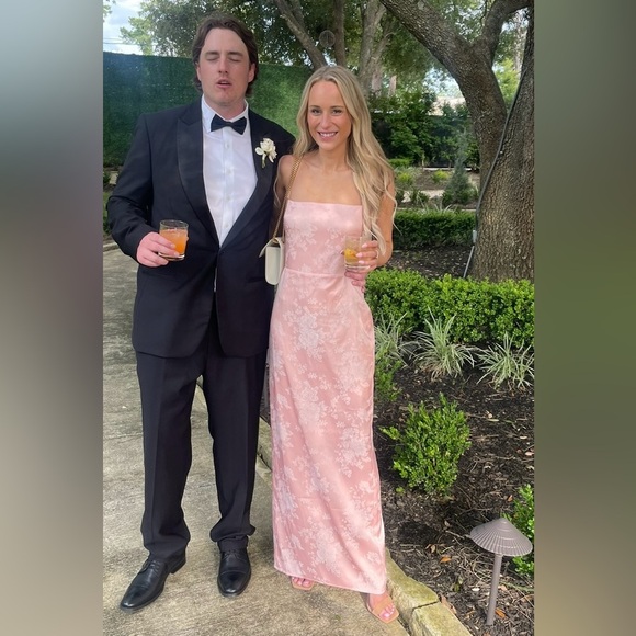 Reformation Frankie Dress - Powder Pink - Size 2 - Picture 5 of 12